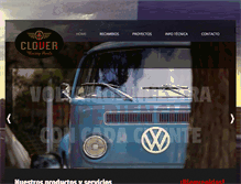 Tablet Screenshot of cloverracingparts.com